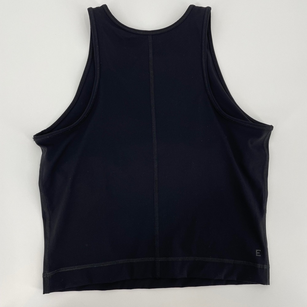 Everlane Perform Black High Neck Built In Bra Athletic Tank Top Womens Medium - Picture 5 of 6